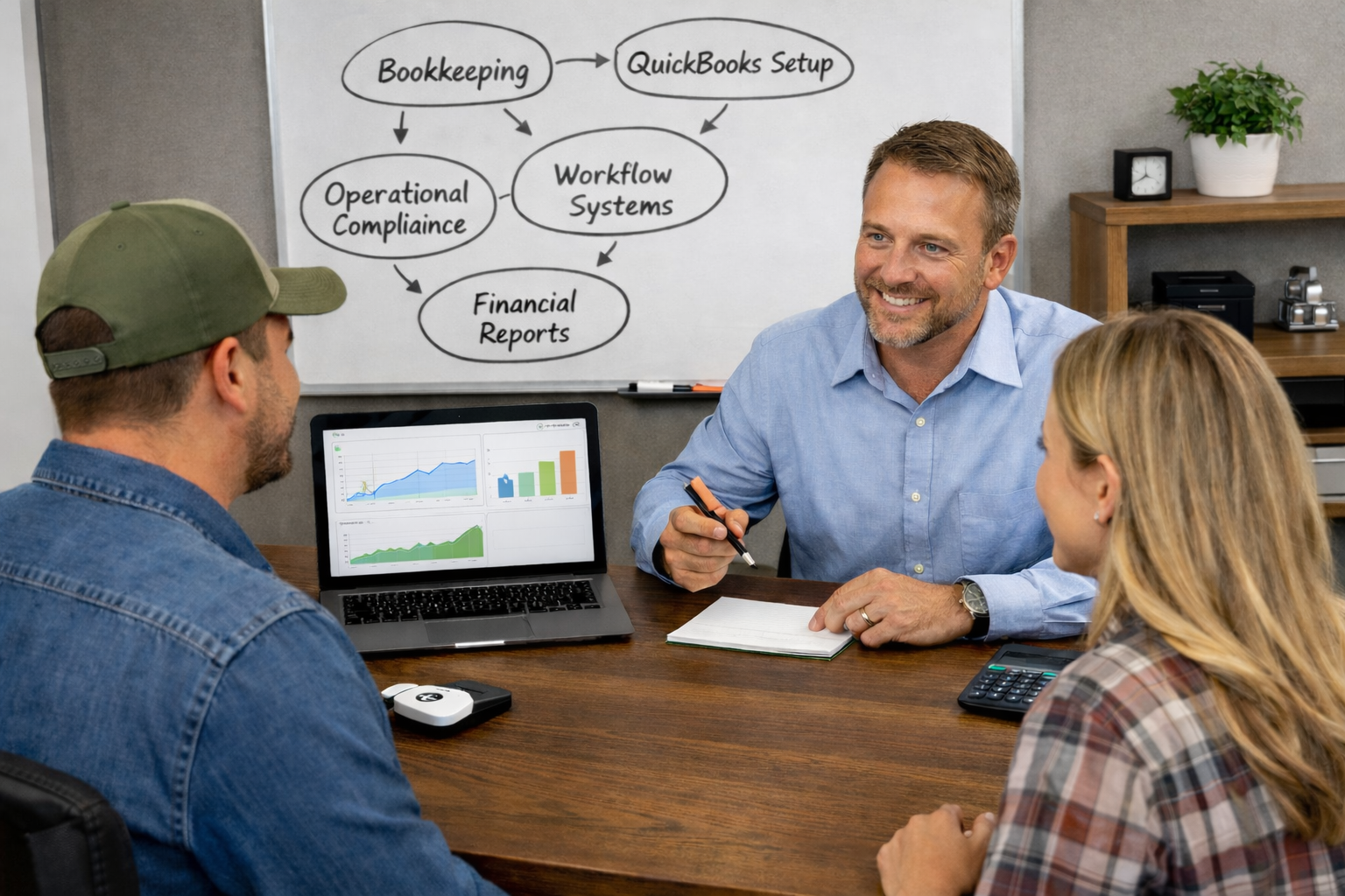 This image depicts a simulated environment and is intended for illustrative purposes only. Individuals, data, screens, charts, workflows, and scenarios shown are not real, do not represent actual clients, financial records, or outcomes, and should not be interpreted as real consultations or advice.